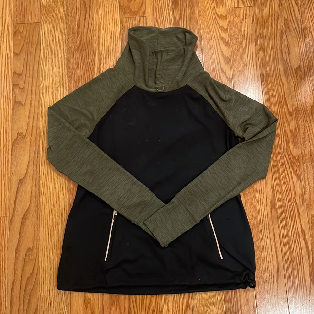Abercrombie & Fitch performance pullover with a funnel neck.